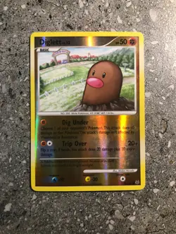 Pokemon TCG Cards Diglett 72/127 Platinum Reverse Holo LP - Image 1