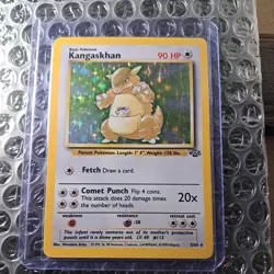 1999 Pokemon TCG Jungle Kangaskhan Holo #5/64 MP- - Image 2