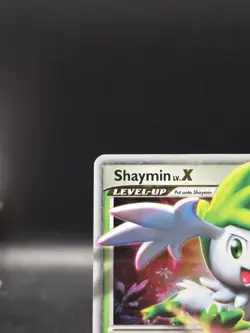 Pokemon TCG Shaymin LV.X #DP39 Diamond and Pearl Black Star Promo Holo LP - Image 2