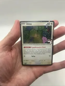 Ditto 132/165 Cosmos Holo Prize Pack Stamped Series 6 Pokemon TCG 151 Mew - Image 3