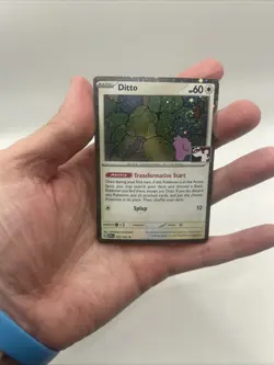 Ditto 132/165 Cosmos Holo Prize Pack Stamped Series 6 Pokemon TCG 151 Mew - Image 4