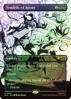 MTG FOIL Tendrils of Agony (Marvel) (#2023) - Secret Lair Drop #2023 - Image 1