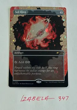 MTG Sol Ring GALAXY FOIL Secret Lair Drop Series R#1494 NM/M - Image 1