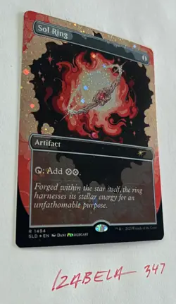 MTG Sol Ring GALAXY FOIL Secret Lair Drop Series R#1494 NM/M - Image 2