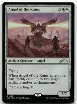 Angel of the Ruins (1343) #1343 (Foil) (NM) Secret Lair Drop SLD Magic MTG - Image 1