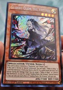 Yugioh Guiding Quem, the Virtuous RA04-EN043 Secret Rare - NM - Image 2