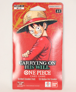 One Piece Carrying on His Will Card Game Sleeved Booster Pack OP-13 English CCG - Image 1