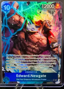 Edward Newgate OP08-043 (Alt Art) SR Two Legends One Piece TCG English PK072A - Image 1