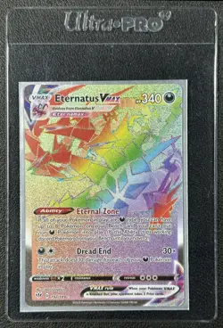 ETERNATUS VMAX 2020 POKEMON SWORD & SHIELD DARKNESS ABLAZE #192/189 SECRET RARE - Image 1