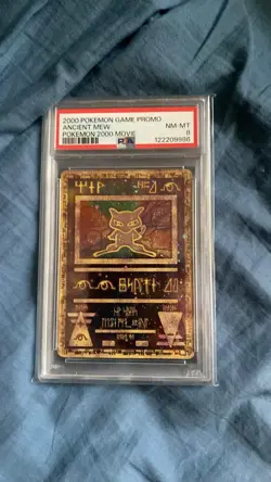 Ancient Mew - 2000 Black Star Promo Pokemon Card - PSA 8 - Image 1