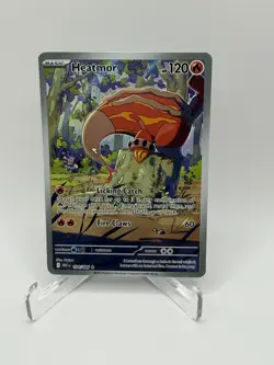 Pokemon TCG Heatmor Illustration Rare Holo Card White Flare NM Packed Fresh ENG - Image 1