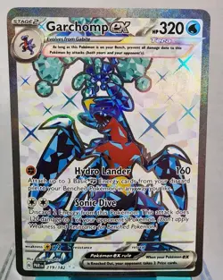 Garchomp ex 219/182 SV04: Paradox Rift Holo Pokemon Card - Image 1