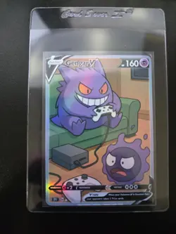 PokeTeamLegends Pokemon Card Holo (FAN ART) GAMING GENGAR - Image 1