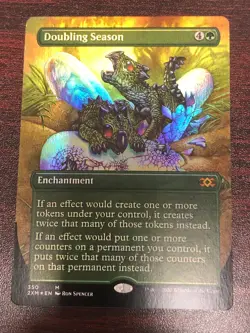 FOIL BORDERLESS Doubling Season ~ Double Masters [ MINT ] [ Magic MTG ] - Image 2