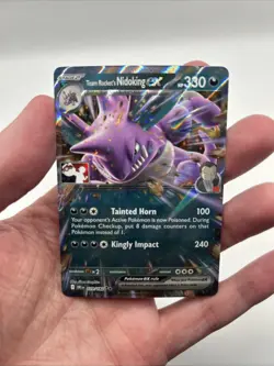 119/182 Team Rocket's Nidoking ex Pokemon TCG Prize Pack Series 8 Stamped DRI - Image 3