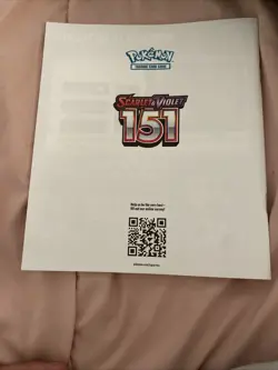 Pokemon TCG Scarlet and Violet 151 Players Guide ETB Checklist Booklet Book - Image 2