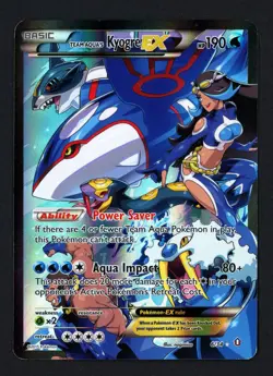 Kyogre EX 6/34 Double Crisis Ultra Rare Pokemon TCG - Image 1
