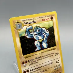 Machoke 34/102 - Base Set (Shadowless) - Uncommon - Pokemon TCG - Image 1