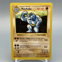 Machoke 34/102 - Base Set (Shadowless) - Uncommon - Pokemon TCG - Image 2