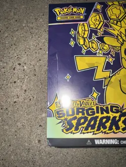 Pokemon TCG Surging Sparks Pokemon Center Elite Trainer Box ETB - DAMAGE - Image 2