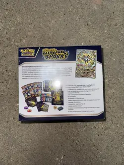 Pokemon TCG Surging Sparks Pokemon Center Elite Trainer Box ETB - DAMAGE - Image 3