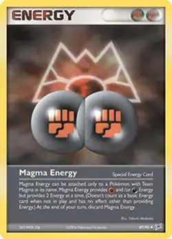 Magma Energy - 87/95 - Pokemon Ex Team Magma vs. Aqua Card NM - Image 1