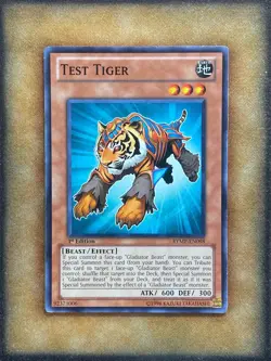 Yugioh Test Tiger RYMP-EN098 Common 1st Ed LP - Image 1