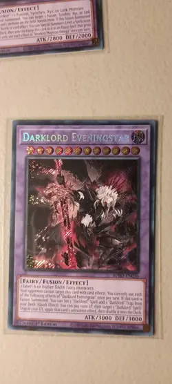 Yu-Gi-Oh! Darklord Eveningstar Secret Rare BPRO-EN036 In Hand! - Image 1