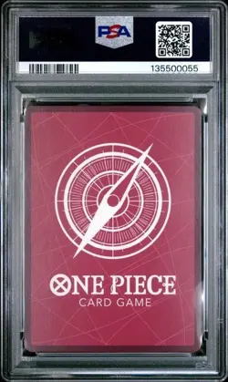 2022 ONE PIECE OP01-ROMANCE DAWN 003 MONKEY D. LUFFY PRE ERRATA PSA 10 GEM MINT - Image 2