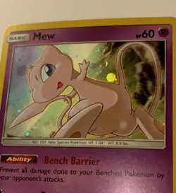 2019 Pokemon TCG Mew SM215 Black Star Promo! NM Cond. - Image 3