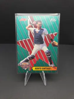 1992 Score Procter & Gamble Benito Santiago #10 San Diego Padres - Image 4