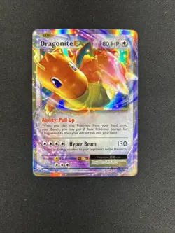 Pokemon TCG Dragonite EX Evolutions Ultra Rare Holo Card 72/108 NM Condition - Image 1