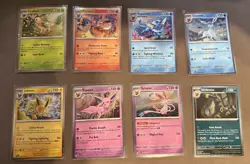 Pokemon Prismatic Evolutions 8 Cosmos Promo Cards - Costco Mini Tin Promos - Image 1