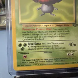 Pokemon TCG Vileplume 31/64 Jungle Unlimited Non-Holo Card LP - Image 5