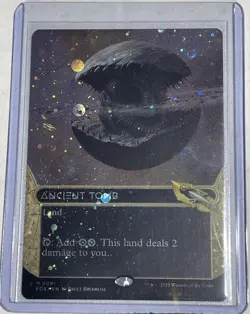 Ancient Tomb 0091 | Borderless Galaxy Foil | Edge of Eternities | Stellar Sights - Image 1