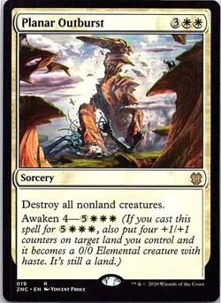 Magic the Gathering Planar Outburst Zendikar Rising Commander MTG Free Shipping! - Image 1
