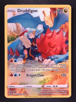Druddigon TG09/TG30 - Pokemon Silver Tempest Trainer Gallery Card - Image 1