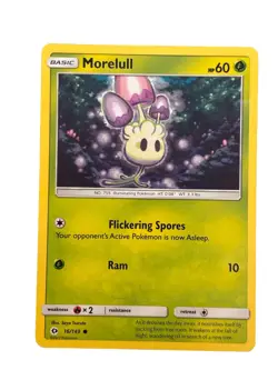 New: 2017 Pokemon TCG Morelull 16 Sm Base Set Regular Common - Image 1
