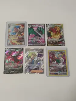 Pokemon Lycanroc Illustration Rare/VMAX/Trainer Gallery/Full Art Holo Cards - Image 1