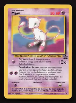 Vintage Pokemon TCG - Mew 8 Black Star Promo Regular (Non-holo) - Image 1