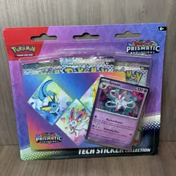 Pokemon TCG Prismatic Evolutions Tech Sticker Collection - Sylveon - New/Sealed - Image 1