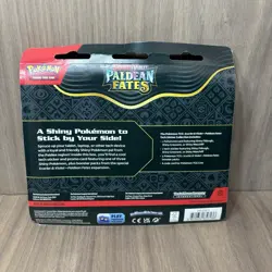 Pokemon TCG Paldean Fates Tech Sticker Collection 3 Packs - Maschiff - Image 2