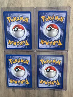 Pokemon TCG 4 Card Holo Lot - Moltres + Vaporeon + Wigglytuff + Magneton WOTC - Image 2