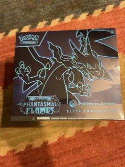 Phantasmal Flames TCG Pokemon Center Exclusive Elite Trainer Box ETB - Image 1