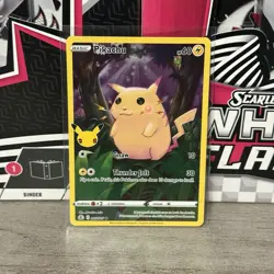 Pikachu 005/025 Full Art Ultra Rare - Celebrations 25th Anniversary - Pokemon - Image 1