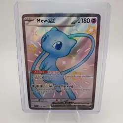 Pokemon TCG Mew EX 216/091 Paldean Fates Full Art Shiny Ultra Rare NM - Image 3