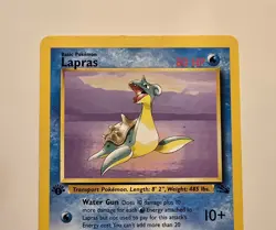 Pokemon Lapras #25 Fossil 1st Edition 1999- MP - Image 2