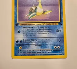 Pokemon Lapras #25 Fossil 1st Edition 1999- MP - Image 3