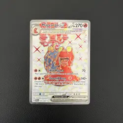 Pokemon TCG Magcargo ex Twilight Masquerade 191/167 Ultra Rare Holo - NM - Image 1