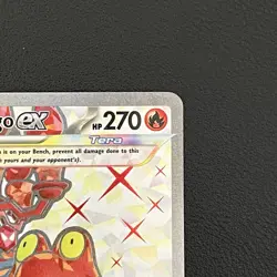 Pokemon TCG Magcargo ex Twilight Masquerade 191/167 Ultra Rare Holo - NM - Image 3